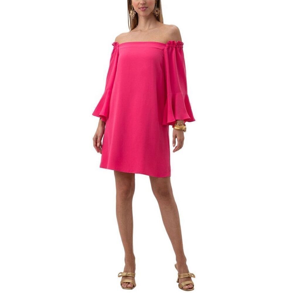 Trina Turk womens Knox Mini Dress in Hot Pink NWT Size XS